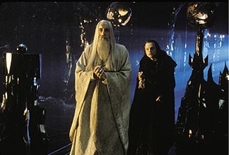 Im Orthanc: Saruman und Schlangenzunge