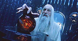 Saruman mit Palantr